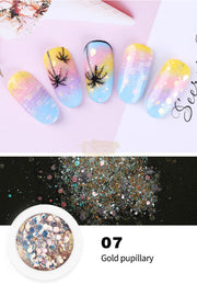Colorful Nail Sequins - Available in 8 colors Nail Sequins