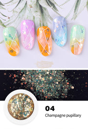 Colorful Nail Sequins - Available in 8 colors Nail Sequins