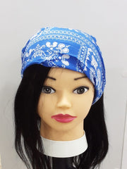 Colorful Scarf Headband Design 9 6 Blue Hair Accessories