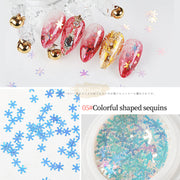 Colorful Shaped Nail Sequins Available in 6 designs 5 Nail Sequins