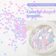 Colorful Shaped Nail Sequins Available in 6 designs Nail Sequins
