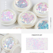 Colorful Shaped Nail Sequins Available in 6 designs Nail Sequins
