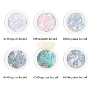 Colorful Shaped Nail Sequins Available in 6 designs Set (1-6) Nail Sequins