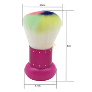 Colorful Soft Hair Mushroom Style Nail Dust Brush Nail Dust Brush