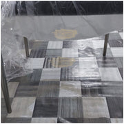 Contemporary Chair | White with Black Trim & Silver Legs Chairs