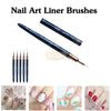 Cowsar Fine Line Nail Art Liner Brush with Cap Nail Art Brush