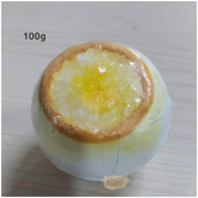 Crystal Bath Bomb 100g Yellow Bath Bomb