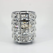 Crystal Makeup Brush Holder | Round | Diamond Decoration (holder only) Salon Furniture