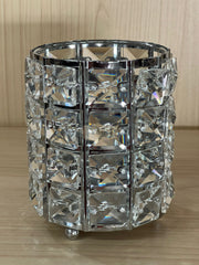 Crystal Makeup Brush Holder | Round | Diamond Decoration (holder only) Salon Furniture