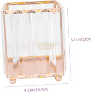 Crystal Makeup Brush Holder | Square (holder only) Salon Furniture