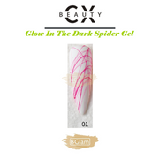 CX Beauty Glow in the Dark Spider Gel 1 Fuchsia Spider Gel