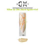 CX Beauty Glow in the Dark Spider Gel 3 Orange Spider Gel