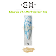 CX Beauty Glow in the Dark Spider Gel 7 Light Blue Spider Gel