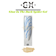 CX Beauty Glow in the Dark Spider Gel 8 Medium Blue Spider Gel