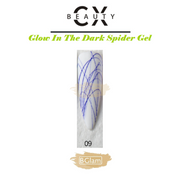 CX Beauty Glow in the Dark Spider Gel 9 Dark Blue Spider Gel