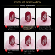 CX Beauty Neon Painting Stamping Gel Painting Gel