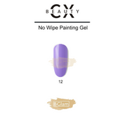 CX Beauty No Wipe Painting & Stamping Gel 12 Purple Painting Gel