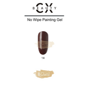 CX Beauty No Wipe Painting & Stamping Gel 14 Brown Painting Gel