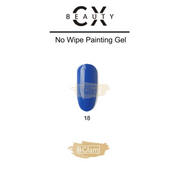 CX Beauty No Wipe Painting & Stamping Gel 18 Sky Blue Painting Gel