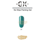 CX Beauty No Wipe Painting & Stamping Gel 21 Teal Painting Gel