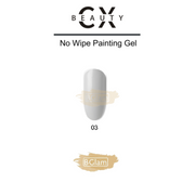 CX Beauty No Wipe Painting & Stamping Gel 3 Silver Painting Gel