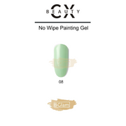 CX Beauty No Wipe Painting & Stamping Gel 8 Moss Green Painting Gel