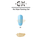 CX Beauty No Wipe Painting & Stamping Gel 9 Baby Blue Painting Gel