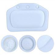 Padded Bath Pillow with Suction Cups