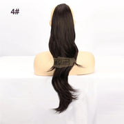 Dark Brown #4 Multi-Layered Ponytail Extension | Clip-In Drawstring Ponytail Extensions