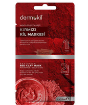 Dermokil Amazonian Red Clay Mask 2×7.5ml | Anti-Acne & Pimple Care Skin Masks