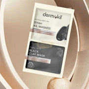 Dermokil Peel Off Black Clay Mask 2×7.5ml | Detox & Purify Skin Skin Masks