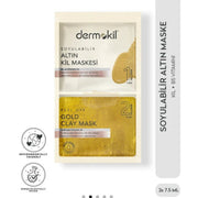 Dermokil Peel Off Gold Clay Mask 2×7.5ml | Radiance & Detox Skin Skin Masks