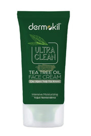 Dermokil Ultra Clean Tea Tree Oil Face Cream 50ml | Anti-Acne Care Skin Care Creams
