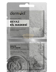 Dermokil Whitening White Clay Mask 2x7.5ml | Brightening Care Skin Masks