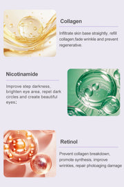 MONDSUB Bio-collagen Absorption Overnight Eye Mask | Retinol & Niacinamide