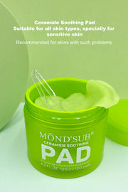 MONDSUB Ceramide Soothing Toner Pads 100pcs | Sensitive Skin