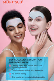 MONDSUB Bio-Collagen Forehead Overnight Mask | Hyaluronic Acid & Polypeptide