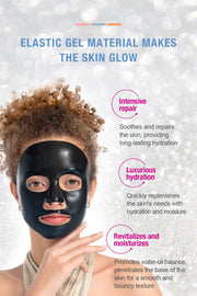 MONDSUB Bamboo Charcoal Hydrogel Face Mask