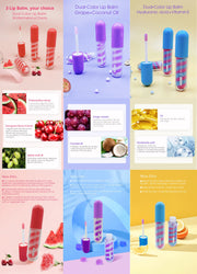 MONDSUB Watermelon & Cherry 2-in-1 Vegan Lip Balm & Sleeping Mask