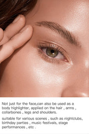 MONDSUB Hyaluronic Acid Shimmer Highlight Serum 95ml | Face & Body Glow