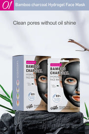 MONDSUB Bamboo Charcoal Hydrogel Face Mask