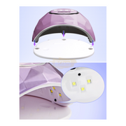 Diamond Design UV LED Nail Lamp 86W | Silver UV Lamp