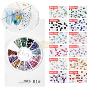 Diamond Glass Rhinestones Flatback Mixed Series - Available in 7 colors 1 Nail Art Decorations