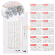 Diamond Glass Rhinestones Flatback Mixed Series - Available in 7 colors 6 Nail Art Decorations