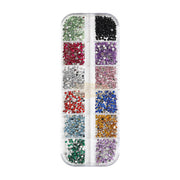 Diamond Glass Rhinestones Flatback Mixed Series - Available in 7 colors Nail Art Decorations