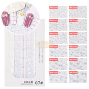 Diamond Glass Rhinestones Flatback Mixed Series - Available in 7 colors 7 Nail Art Decorations