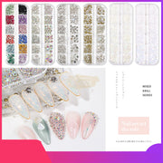Diamond Glass Rhinestones Flatback Mixed Series - Available in 7 colors Nail Art Decorations