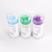 Disposable Micro Brushes Applicators for Eyelash Extension (100 pieces per box) | Green PP-902 Fine Lash Extension