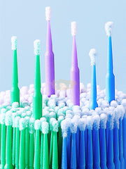 Disposable Micro Brushes Applicators for Eyelash Extension (100 pieces per box) | Green PP-902 Fine Lash Extension