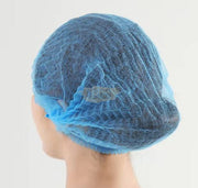 Disposable Non-Woven Bouffant Cap Hair Net - Black
